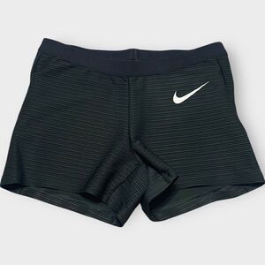 Nike Pro Elite Track & Field Black Running Shorts Womens size Small DX9022-000